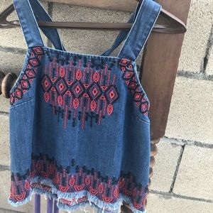 Boho crop top